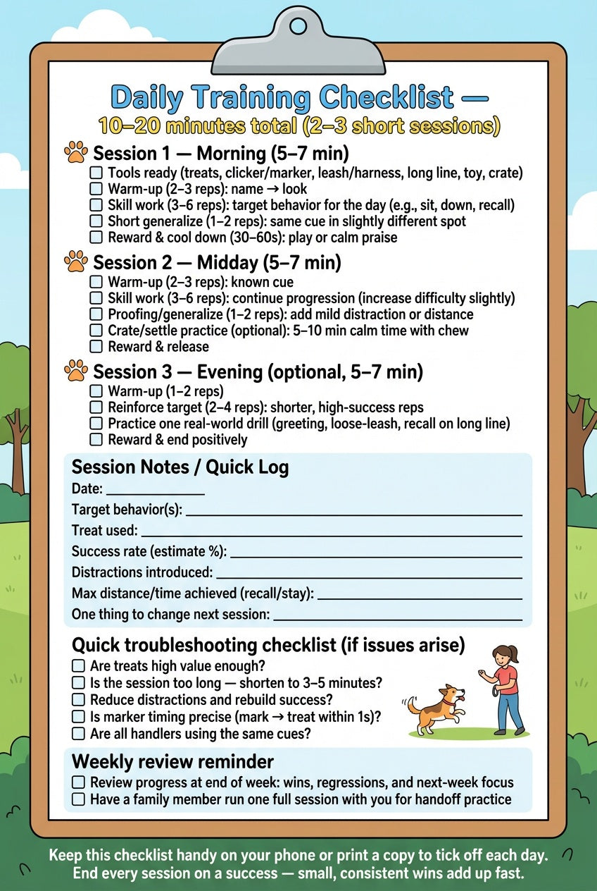 6 Week Complete Pet Behavior Transformation PDF + Bonus Checklist + Training Leash